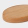 Groot board for canapes and a foodfoto, oval, 15 × 7 × 1.6 cm, beech