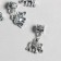 Bale with a suspension metal for creativity "Indian elephant" silver 2.4 cm