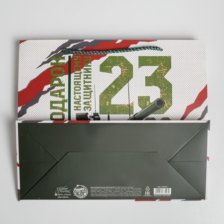 Package Gift Laminated Horizontal, Packaging, “Real Defender”, ML 27 x 23 x 11.5 cm-4
