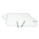 Popona Mosquito with crushed belts, white, 145 cm