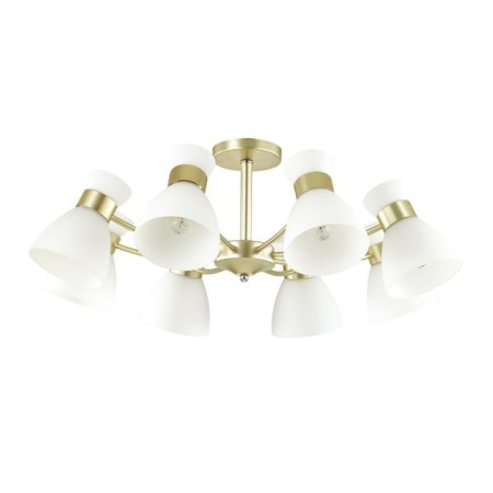 Wilma chandelier, e27 8x40W, color matte gold, white-1