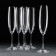 Set of champagne milvus champagne, 250 ml, 6 pcs
