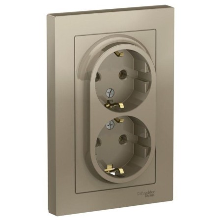 SCHE ATN000524 AtlasDesign, SP, 2 sockets, IP20