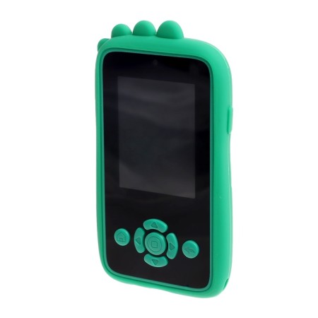 Children's training phone "Dino", camera, sound and light effects, green color-3