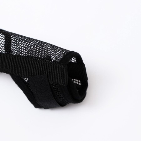 Muzzle mesh with double fixation, size m (length on the nose 10 cm, muzzle 20 cm), black-3