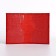 Cover for passport, kayman, red color