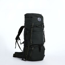 Tourist backpack, TAIF, 100 L, cord department, 2 outer pockets, Khaki color