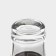 Set of glass drinking "Nero", 7 items: Capherine 500 ml, piles 50 ml, silver color