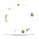 The tablecloth “Plant branches in watercolors”, round, oxford, elastic band, size 120x120 cm, diameter 75-100 cm