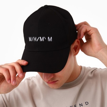 Male cap "minimum", black color, rr 56-1