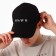 Male cap "minimum", black color, rr 56