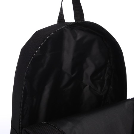 School textile school with pockets, 38x29x11 cm, black color-5