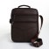 Male bag on lightning, long belt, brown color