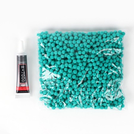 Toy pompons "Bear", Mint TMP color-4