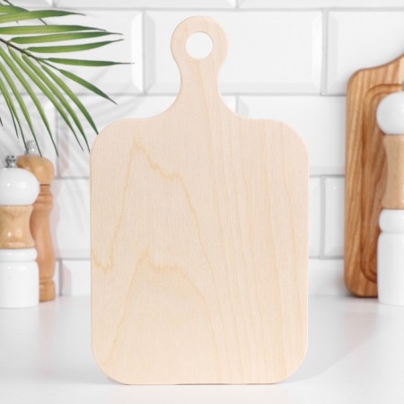 Wooden cutting board "Classic", with a pen, 25 × 15 × 0.6 cm-1