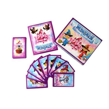 The game is a desktop "Mafia. School of Magic ", 28 cards