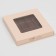 Chocolate box, confectionery packaging, “handmade”, with a window, 10.2 x 1.4 x 10.2 cm