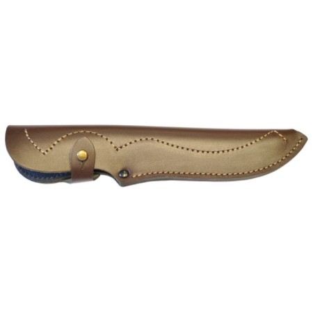 Closed Close Closed Average, with a blade of 15.5 cm long, leather, mix of flowers-1