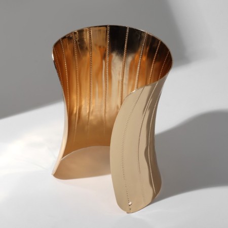 Bracelet "Cuff" cone, color gold-2