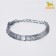 Strict label collar, zinc, 60 x 2.7 cm