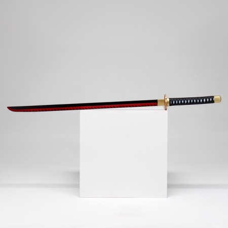 Souvenir weapon "Katana Schuza" 105 cm, black with red, polystyrene foam-1