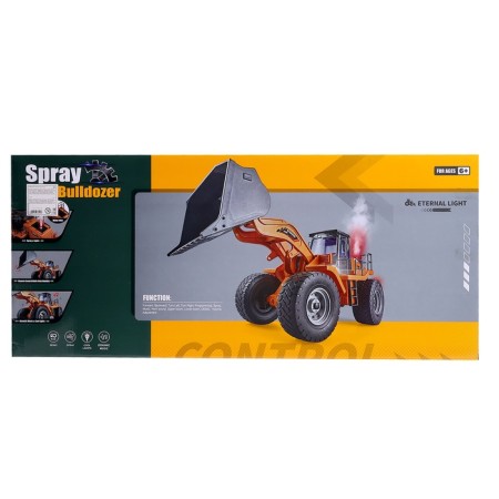 Radio -controlled "construction" machine, loader, battery, light, sound and smoke effects-9