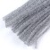 Wire with pile for crafts "Shine", set 50 pcs, size 1 pc: 30 × 0.6 cm, silver color