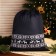 New Year's bag on the lace, black color