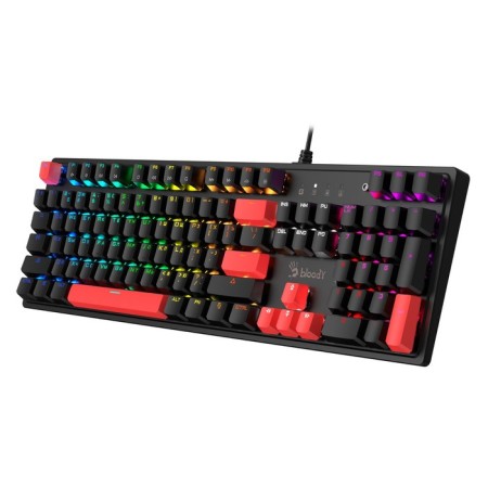 Keyboard A4Tech Bloody S510N Mechanical Black USB for Gamer LED (S510N (Fire Black))-8