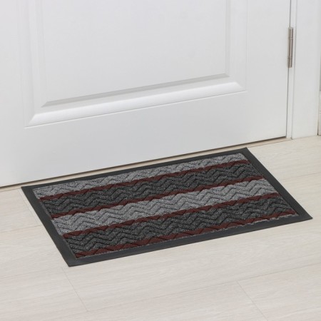 Rap -up mat, moisture -drinking share, with a edging, 40 × 59 cm, color gray color-3