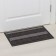Rap -up mat, moisture -drinking share, with a edging, 40 × 59 cm, color gray color