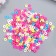 Beads for PVC Creativity "Rings Tender colors" set ≈ 330 pcs 0.1x0.6x0.6 cm