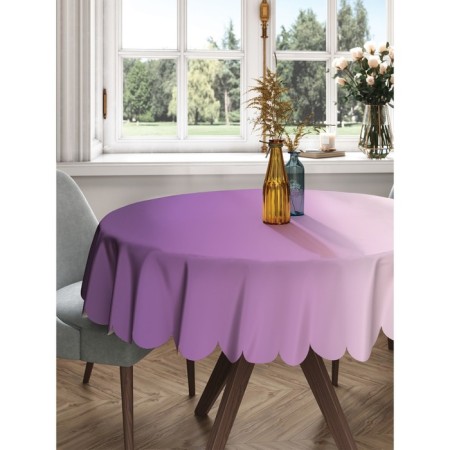 The tablecloth “Violet gradient”, round, Saten, d = 150 cm