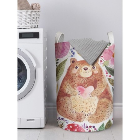 Basket for storage of things "Good bear in colors", size 40x60 cm