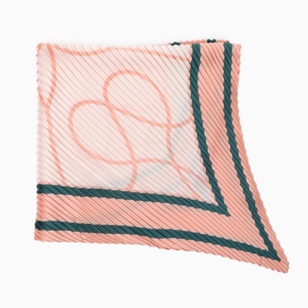 Platen women's scarf minku, 70*70, central pink-2