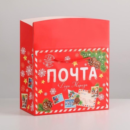 Santa Claus Post Package, 23 x 18 x 11 cm, New Year-3