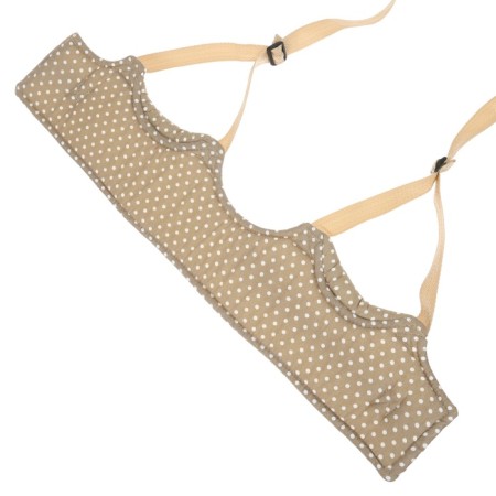 Reins No. 3, wide, peas, brown color-6
