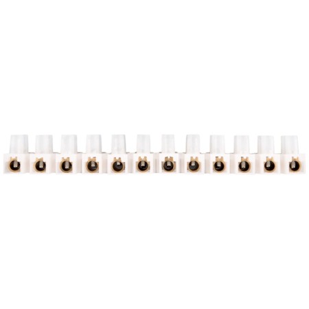 Klement screw block KV-35 10-35, current 80 A, polyethylene white rexant (10 pcs.-5