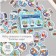 Stickers for creativity "Snow balls" embossing silver set 48 pcs 9x7x0.8 cm