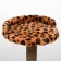 Clogging Small "Arena" with a toy, 40 x 40x 55 cm, jute, leopard