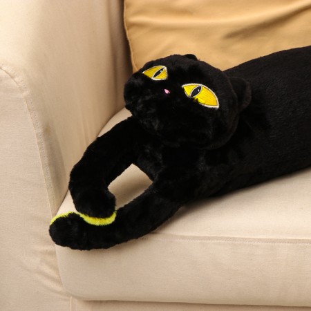 Soft toy "cat", 70 cm, black color-2