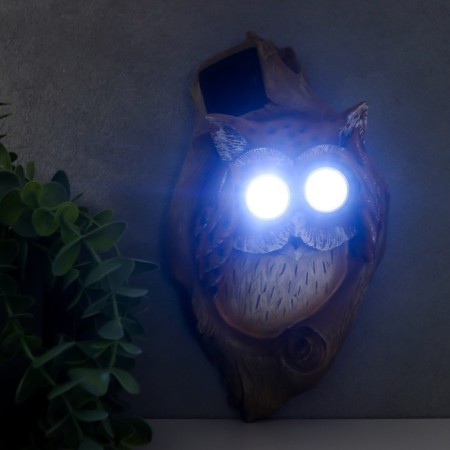 Souvenir Wall Polystone Light "Elevator in the hollow with binoculars" from the sun. Battery 23x8.5x13.5 cm-3