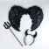 Carnival set "Chertic", wings, rim, trident