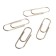 Office clips Globus, 100 pcs., 28 mm, nickel.