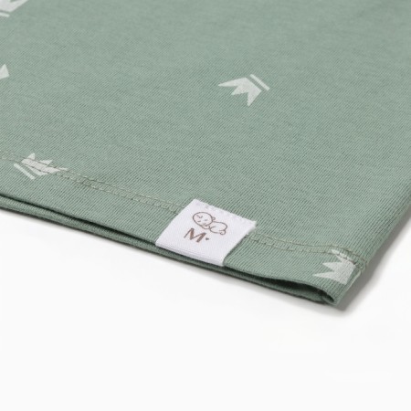 Children's Minaku T-shirt, olive color, height 74-80 cm-7
