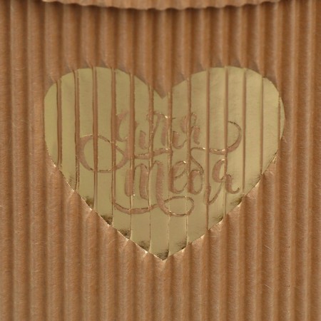 Gift Hat Athletic Microhofra, Packaging, "Heart", 12 x 12 cm-2