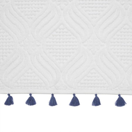 A towel with tkano essiential brushes, 610 gr, size 70x140 cm, dark blue color-3