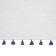 A towel with tkano essiential brushes, 610 gr, size 70x140 cm, dark blue color