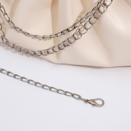 Baget bag with zipper, dairy color-5