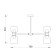 Suspended lamp Freya Fr5203PL-10CH1 SAVIA, 700x700x510 mm, E27, 10x60W, chromium color